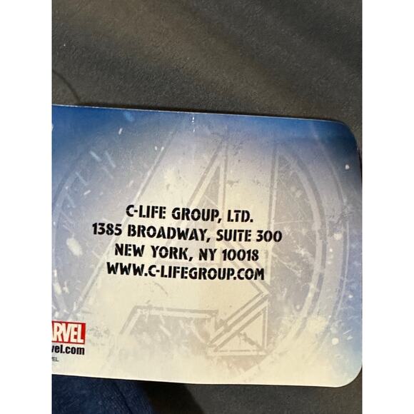 Marvel Avengers Captain America Lightweight Zip Up Hoodie Men’s 2XL Blue - Picture 8 of 8